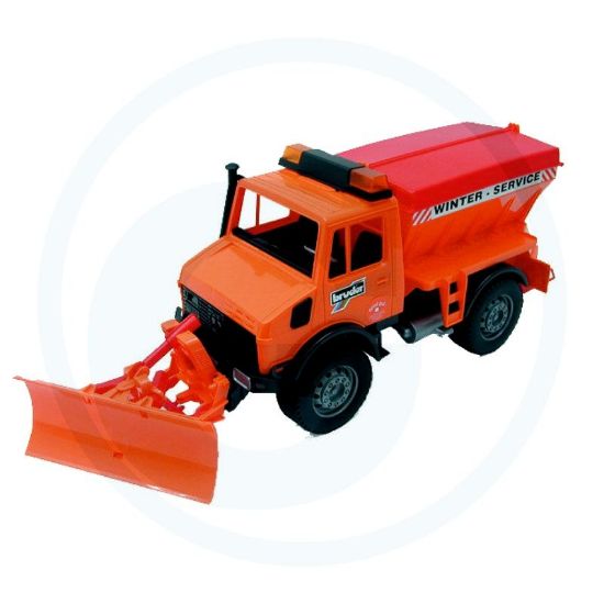 Picture of Toy, winter service truck with snow plough and spreader