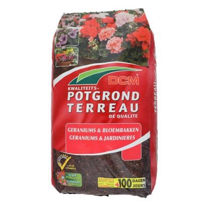 Picture of DCM potting soil for blossoming plants, 30L, for geraniums and sulfinias