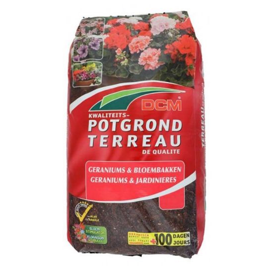 Picture of DCM potting soil for blossoming plants, 30L, for geraniums and sulfinias