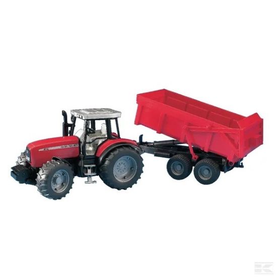 Picture of Toy, MF7480 tractor with trailer