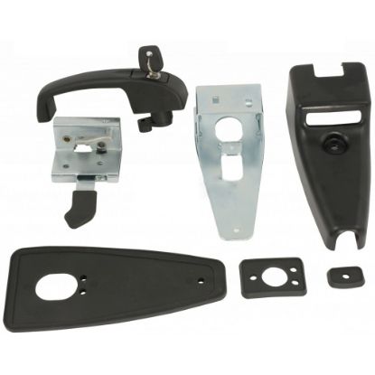 Picture of Cabin door handle, right-hand, Set, inner + outer + plastic parts