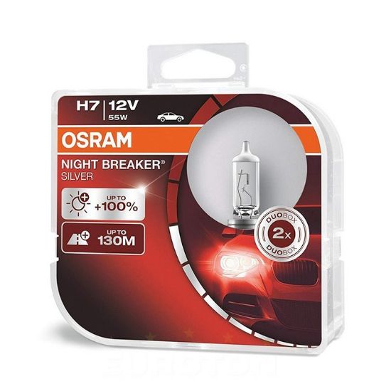 Slika Žarnica Osram H7 55W-12V Night Breaker Silver-(set 2 kosa)