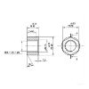 Slika Matica vijaka kolesa M18x1,5 ravna