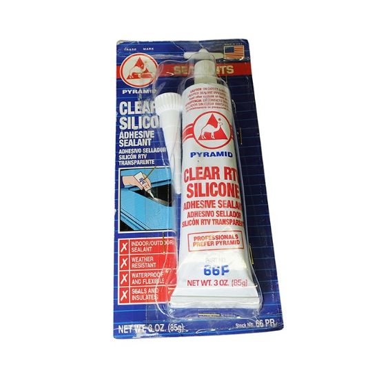 Picture of Clear silicone multipurpose adhesive sealant, 85g