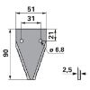 Bild von Nož kose BCS Laser 563.58716