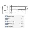 Picture of Hammer flail bolt, M14x90, Ino