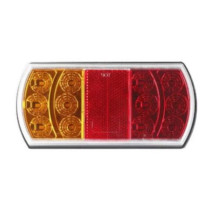 Slika Svetilka stop Led rumeno/rdeča - leva 165x80mm, 15xLed